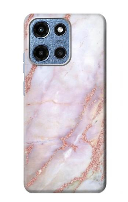 S3482 Soft Pink Marble Graphic Print Case For Motorola Moto G 5G (2025)