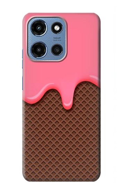 S3754 Strawberry Ice Cream Cone Case For Motorola Moto G 5G (2025)