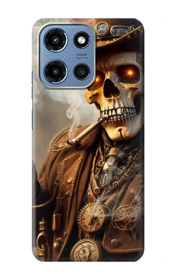 S3949 Steampunk Skull Smoking Case For Motorola Moto G 5G (2025)
