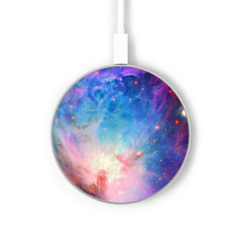 S2916 Orion Nebula M42 Wireless Charger Pad 15W Type-C iPhone Android LED Light Charging Station