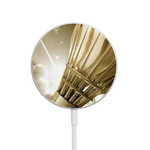 S0979 Badminton Sport Art Magnetic Wireless Charger Pad with MagSafe 15W for iPhone 16 15 14 13 12