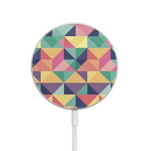 S2379 Variation Pattern Magnetic Wireless Charger Pad with MagSafe 15W for iPhone 16 15 14 13 12