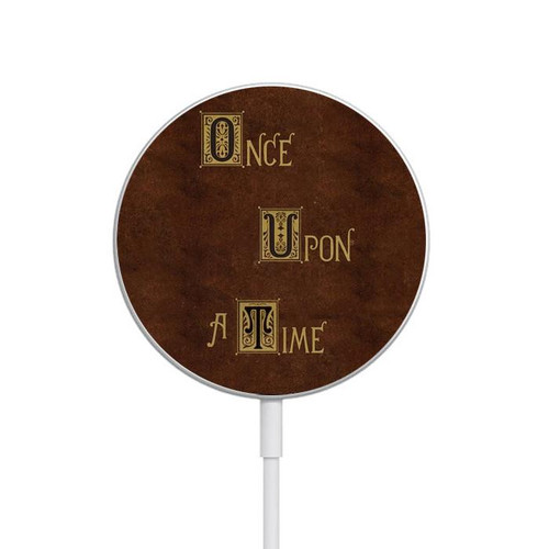 S2643 Once Upon A Time Book Magnetic Wireless Charger Pad with MagSafe 15W for iPhone 16 15 14 13 12