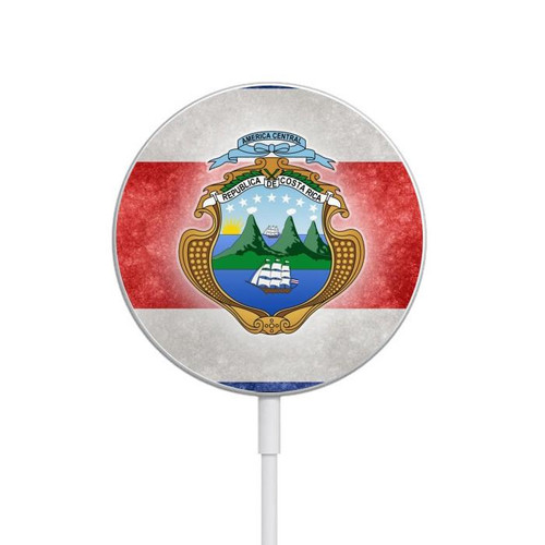 S3003 Costa Rica Football Magnetic Wireless Charger Pad with MagSafe 15W for iPhone 16 15 14 13 12