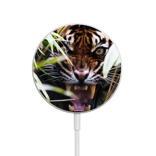 S3838 Barking Bengal Tiger Magnetic Wireless Charger Pad with MagSafe 15W for iPhone 16 15 14 13 12