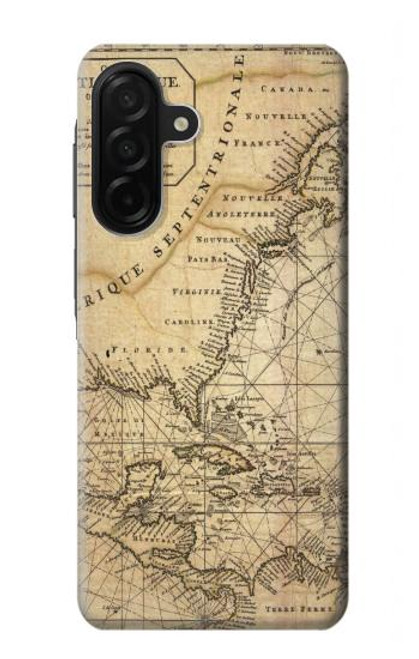 S2506 Exploration North America Map Case For Samsung Galaxy A26