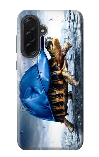 S0084 Turtle in the Rain Case For Samsung Galaxy A36