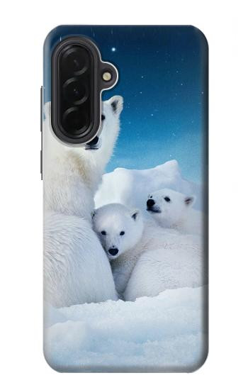 S0285 Polar Bear Family Arctic Case For Samsung Galaxy A36