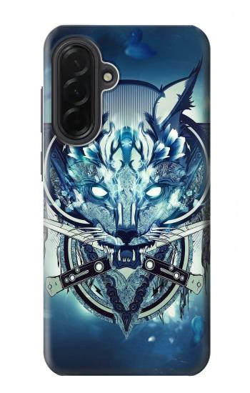 S1135 Wolf with knives Rock Case For Samsung Galaxy A36