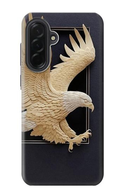 S1383 Paper Sculpture Eagle Case For Samsung Galaxy A36