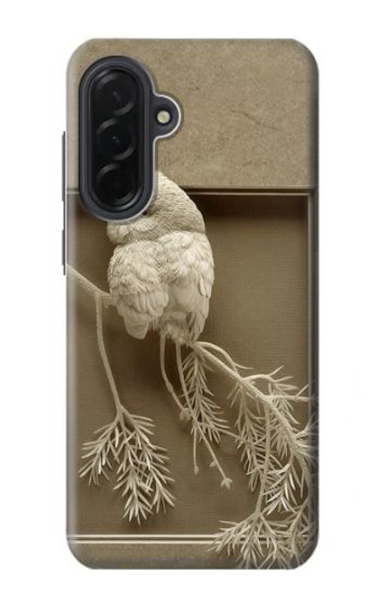 S1386 Paper Sculpture Owl Case For Samsung Galaxy A36