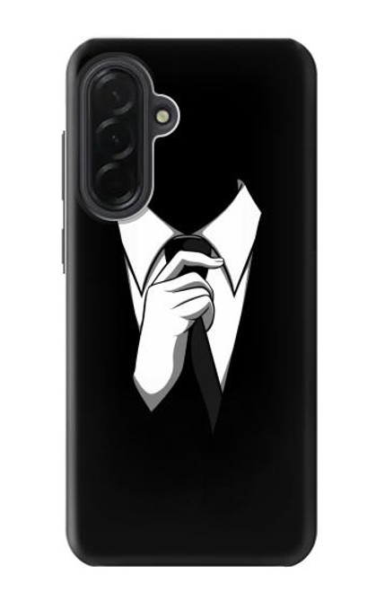 S1591 Anonymous Man in Black Suit Case For Samsung Galaxy A36