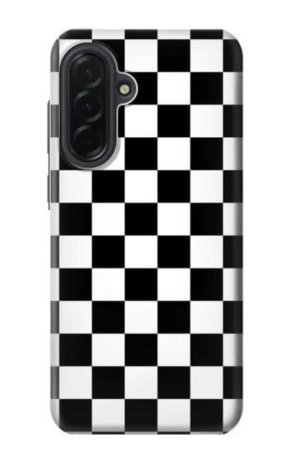 S1611 Black and White Check Chess Board Case For Samsung Galaxy A36