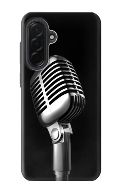 S1672 Retro Microphone Jazz Music Case For Samsung Galaxy A36