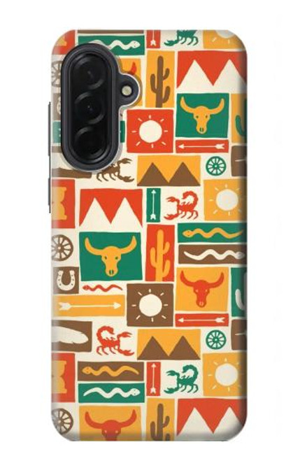 S1873 Western Pattern Case For Samsung Galaxy A36