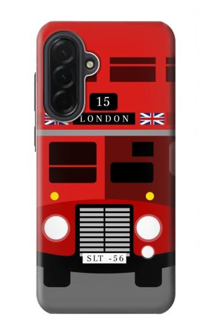 S2058 England British Double Decker Bus Case For Samsung Galaxy A36