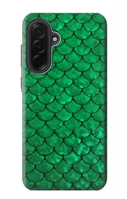 S2704 Green Fish Scale Pattern Graphic Case For Samsung Galaxy A36
