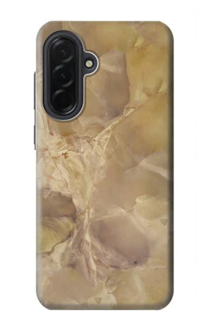 S3240 Yellow Marble Stone Case For Samsung Galaxy A36