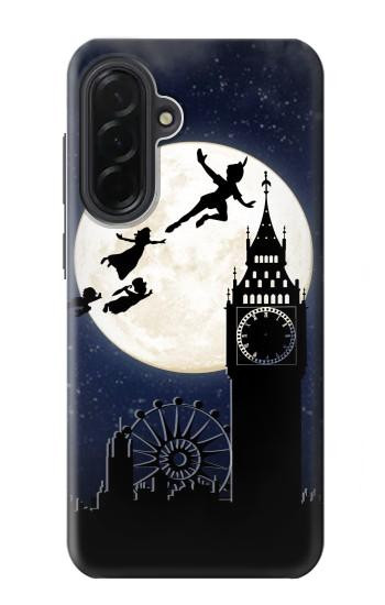 S3249 Peter Pan Fly Full Moon Night Case For Samsung Galaxy A36