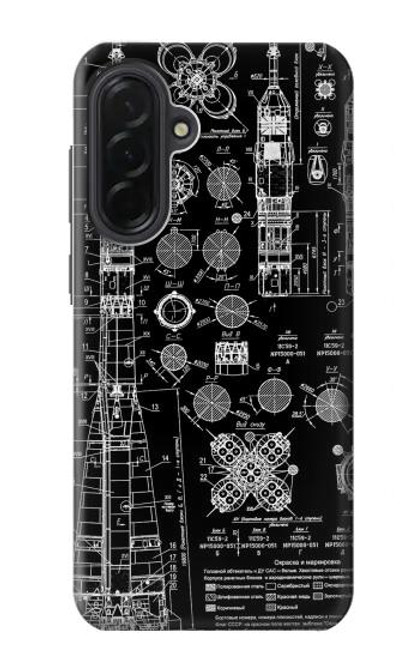 S3436 Apollo Blue Print Case For Samsung Galaxy A36