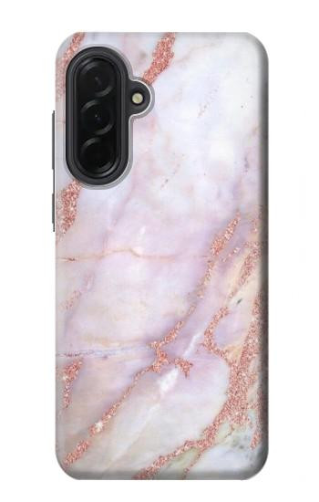 S3482 Soft Pink Marble Graphic Print Case For Samsung Galaxy A36