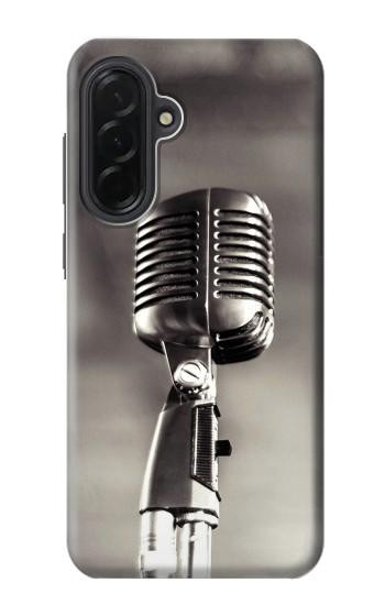 S3495 Vintage Microphone Case For Samsung Galaxy A36