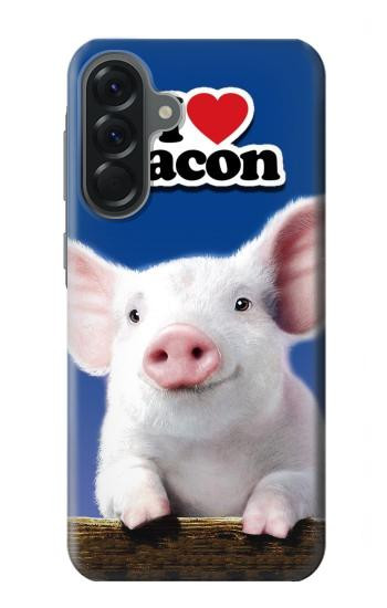 S0608 I Love Bacon Cute Baby Pig Case For Samsung Galaxy A56