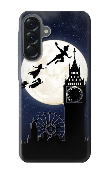 S3249 Peter Pan Fly Full Moon Night Case For Samsung Galaxy A56