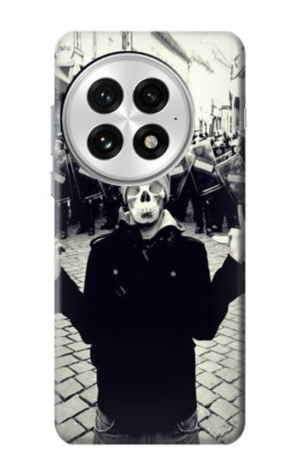 S1108 Skull Mask Man Protester Case For OnePlus 13
