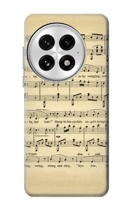 S2504 Vintage Music Sheet Case For OnePlus 13