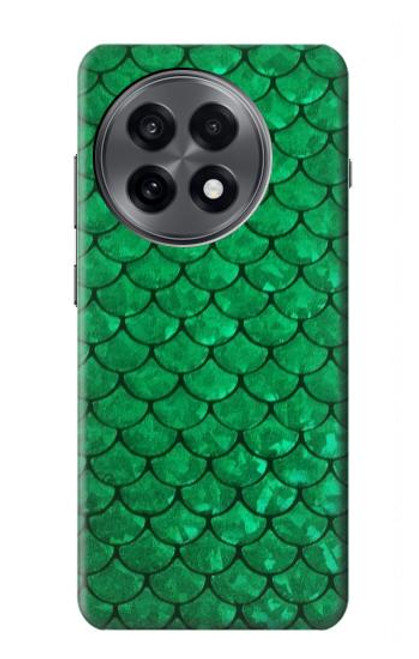 S2704 Green Fish Scale Pattern Graphic Case For OnePlus 13R