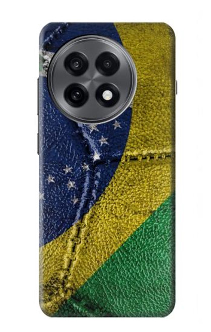 S3297 Brazil Flag Vintage Football Graphic Case For OnePlus 13R