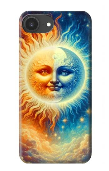 S3966 Artistic Sun Moon Case For iPhone 16e, 17e