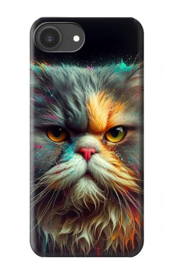 S3971 Cat Painted Color Case For iPhone 16e, 17e