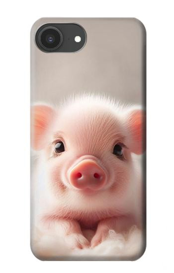 S3979 Cute Baby Pig Case For iPhone 16e, 17e