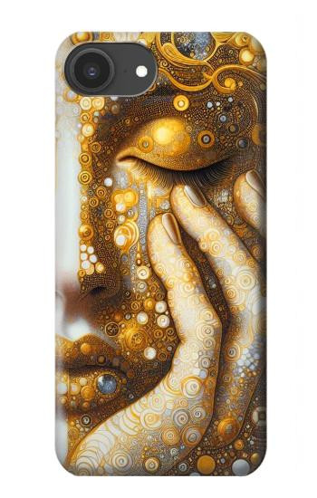 S4026 Women Crying Golden Tear Case For iPhone 16e, 17e