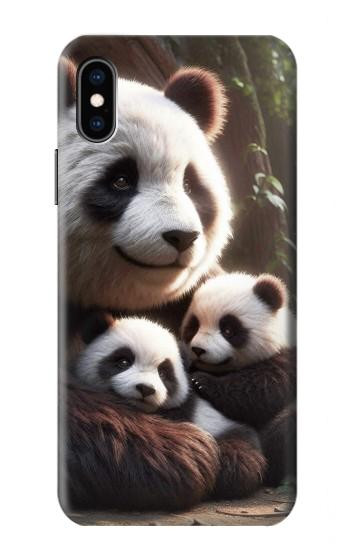 S4008 Panda Family Case For iPhone X, iPhone XS