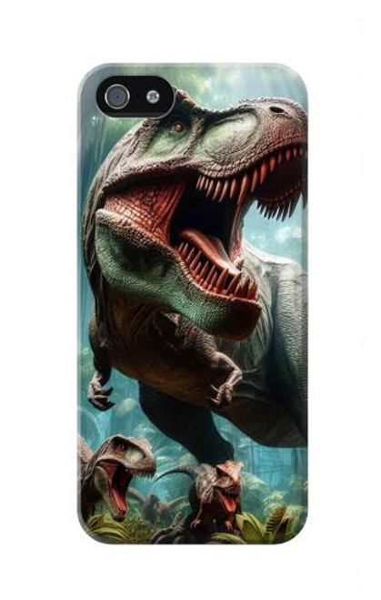 S4021 T-rex Dinosaur Jurassic Case For iPhone 5 5S SE