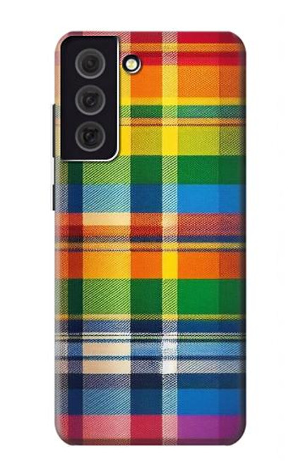 S3983 Fabric Texture LGBTQ Case For Samsung Galaxy S21 FE 5G