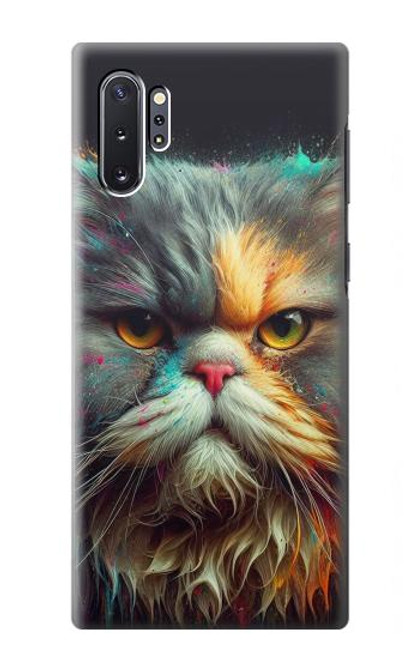 S3971 Cat Painted Color Case For Samsung Galaxy Note 10 Plus