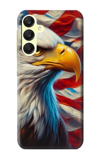 S3967 Bald Eagle American Flag Case For Samsung Galaxy A25 5G S3967 Bald Eagle American Flag Case For Samsung Galaxy A25 5G