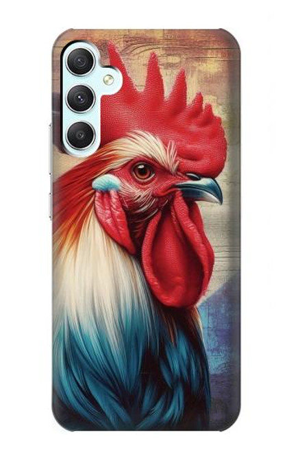 S3987 French Rooster Case For Samsung Galaxy A34 5G
