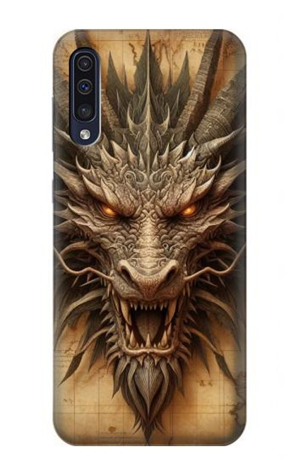 S3981 Dragon Head Old Map Case For Samsung Galaxy A50