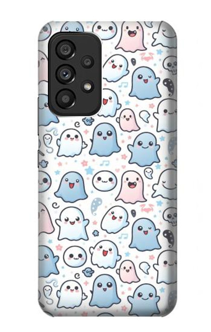 S4013 Seamless Cute Ghost Pattern Case For Samsung Galaxy A53 5G