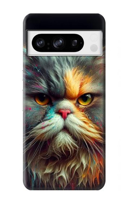 S3971 Cat Painted Color Case For Google Pixel 8 pro