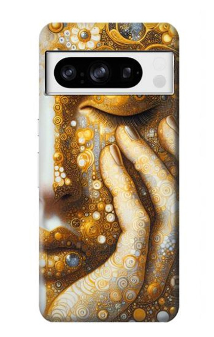 S4026 Women Crying Golden Tear Case For Google Pixel 8 pro