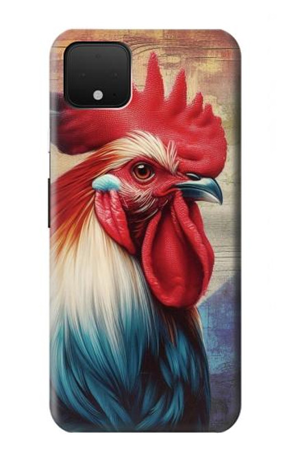 S3987 French Rooster Case For Google Pixel 4