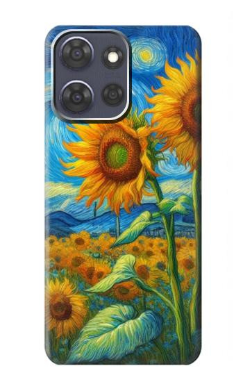 S4019 Sunflower Van Gogh Style Case For Motorola Moto G Power (2025,2026)