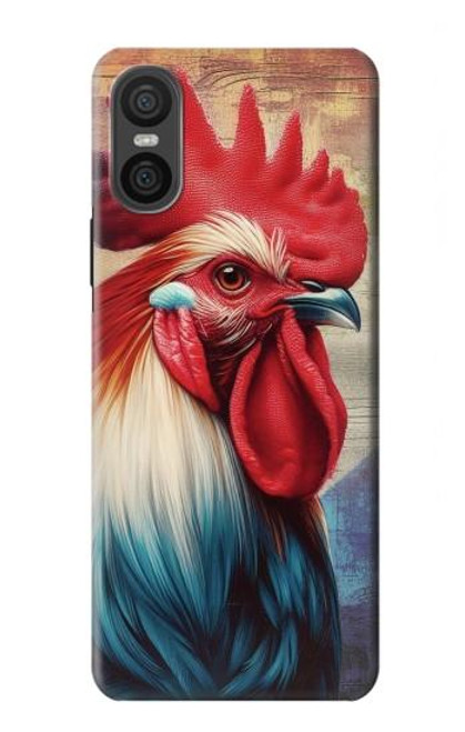 S3987 French Rooster Case For Sony Xperia 10 VI