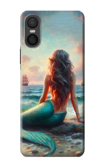 S4006 Oil Painting Mermaid Case For Sony Xperia 10 VI